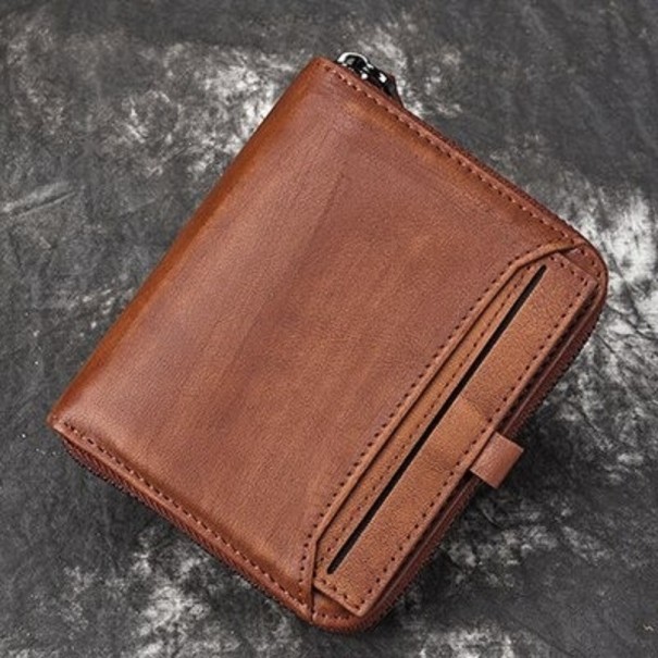 Heren leren portemonnee M570 bruin