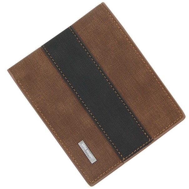 Heren leren portemonnee M616 bruin