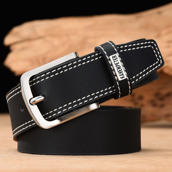 Heren leren riem L268 110 cm 7
