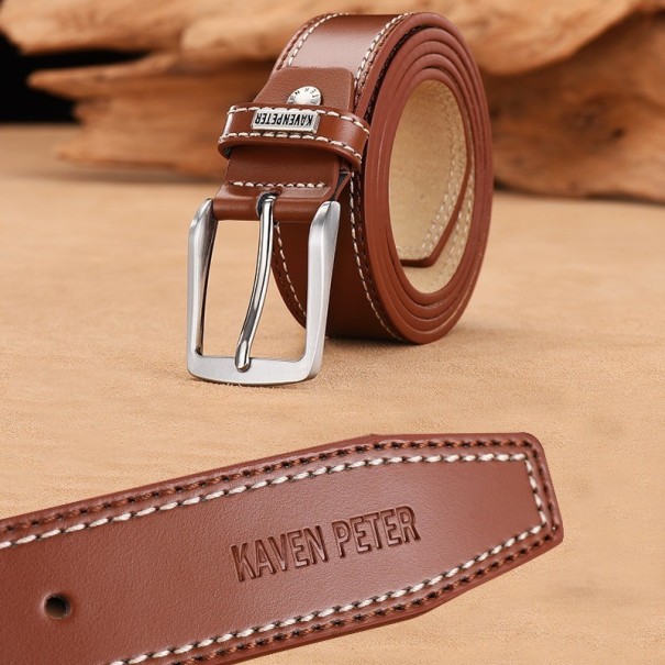 Heren leren riem L268