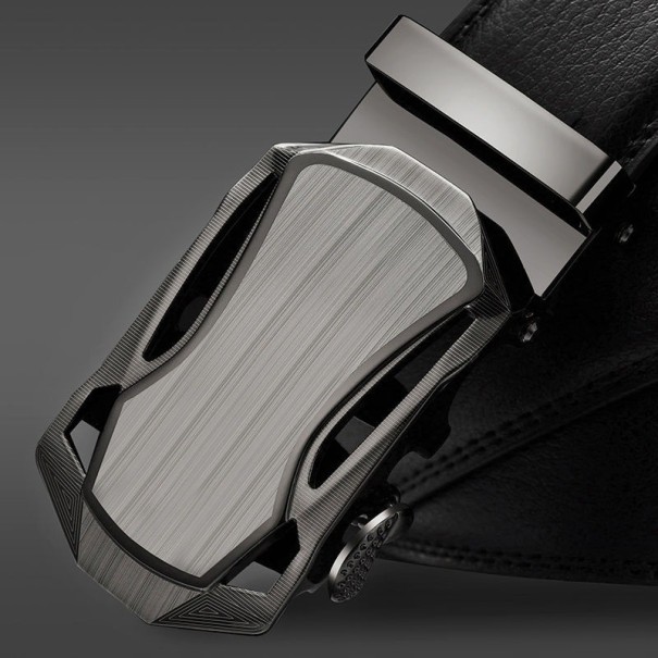 Heren leren riem L289 125 cm 2