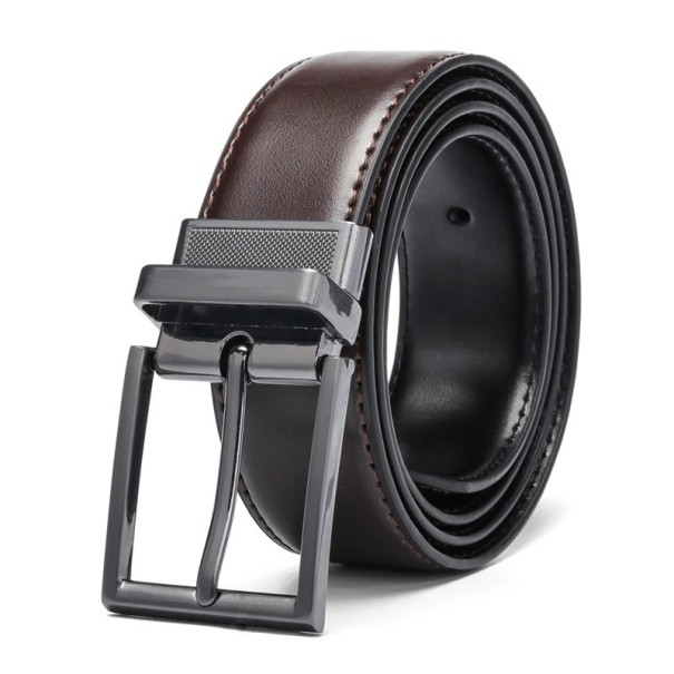 Heren leren riem L300 105 cm 6