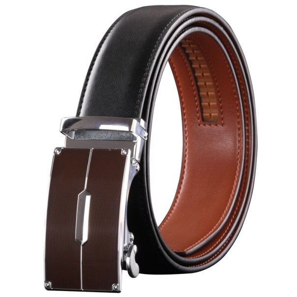 Heren leren riem L304 125 cm 2
