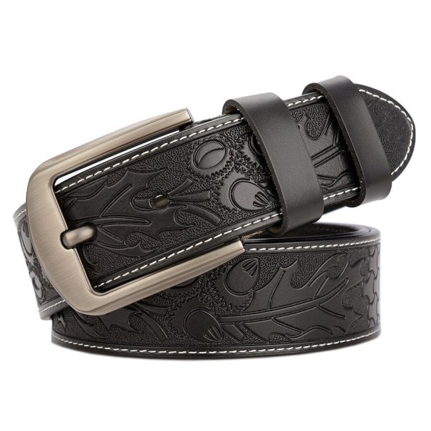 Heren leren riem L321 105 cm 3