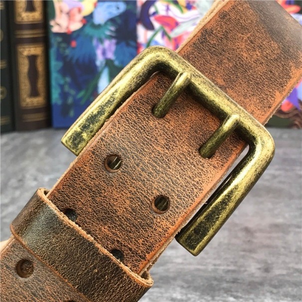 Heren leren riem L342