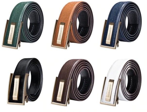 Heren leren riem L362