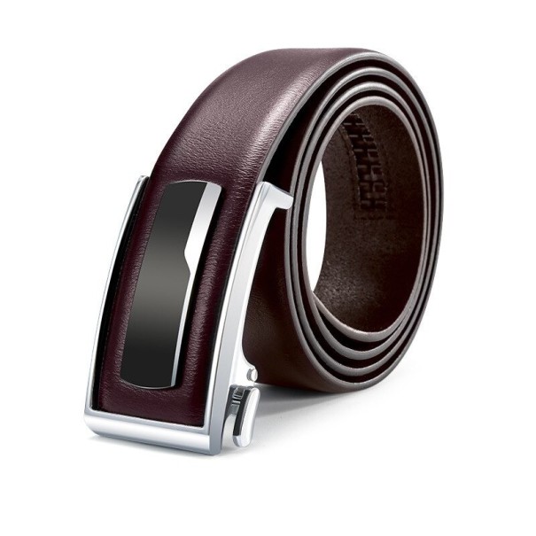 Heren leren riem L381 125 cm 2