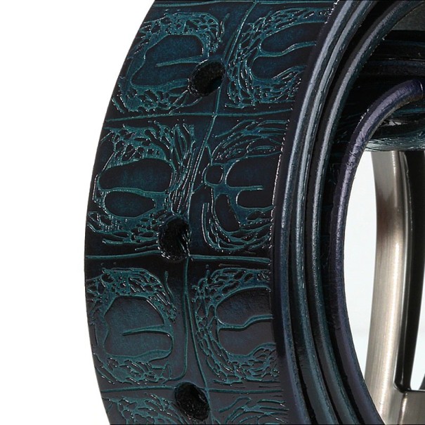 Heren leren riem L395