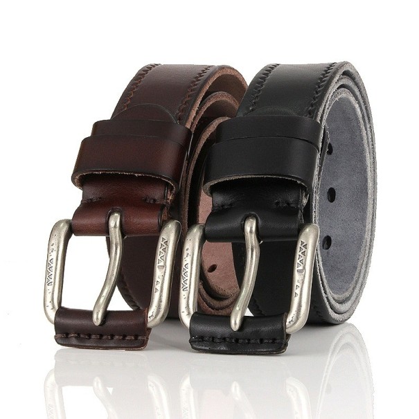 Heren leren riem L402