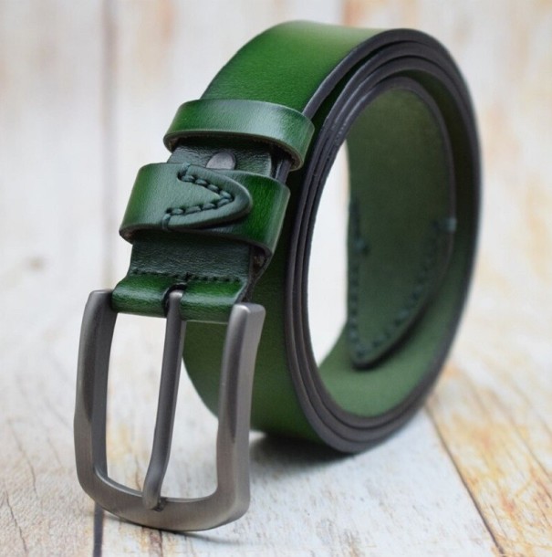 Heren leren riem L408