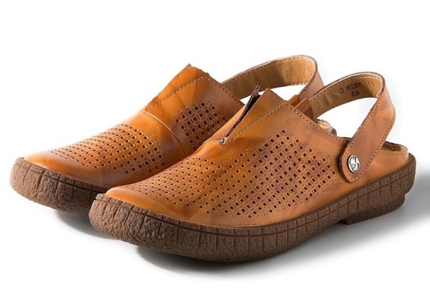 Heren leren schoenen Evan bruin 41