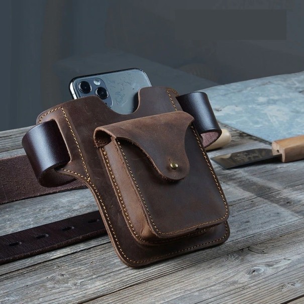 Heren leren tas T709