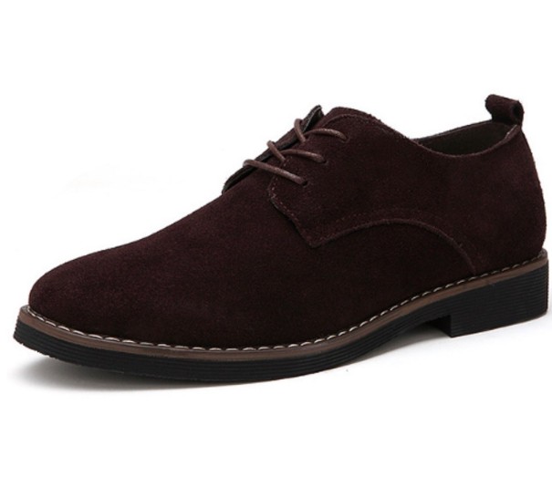 Heren leren veterschoenen J2126 bruin 39