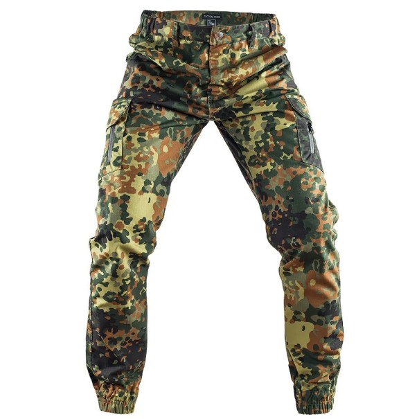 Heren lichte camouflage tactische cargobroek Outdoor werkbroek Wandelbroek met zakken Duurzame comfortabele broek XS
