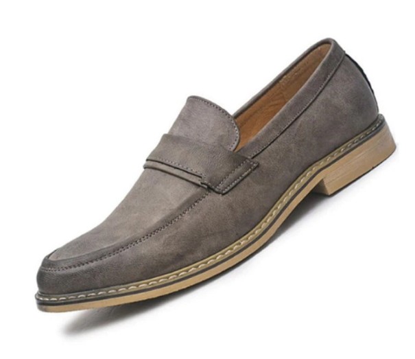 Heren loafers grijs 43