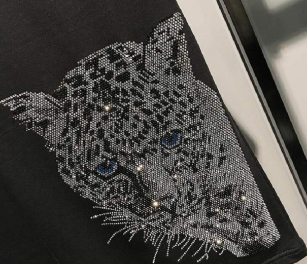 Heren luipaard sweatshirt