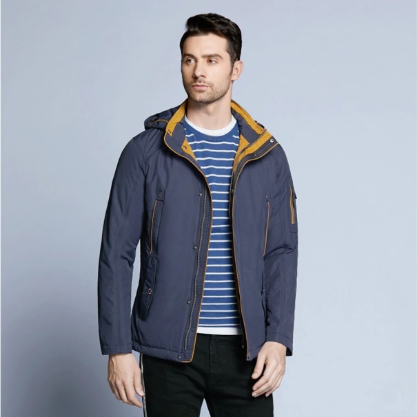 Heren outdoorjas J2078 blauw 4XL