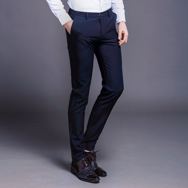 Heren pantalon donkerblauw 30