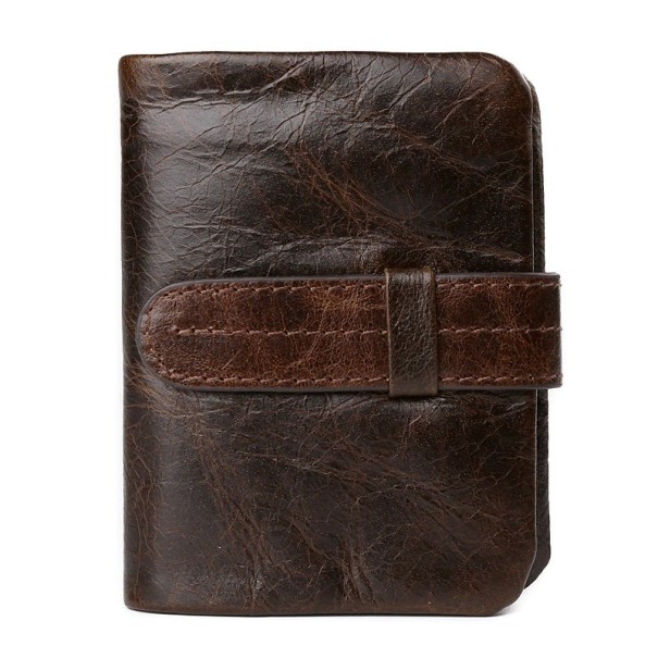 Heren retro leren portemonnee M549 M