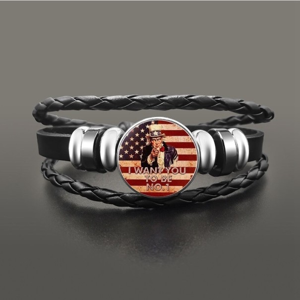 Heren route 66 armband