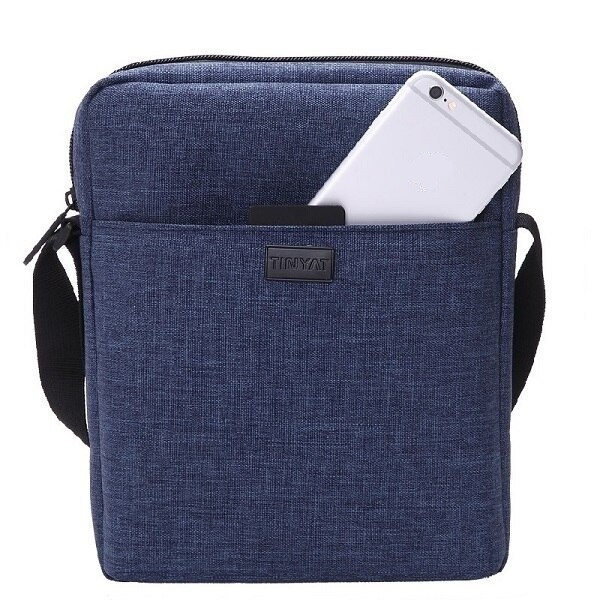 Heren schoudertas T331 donkerblauw