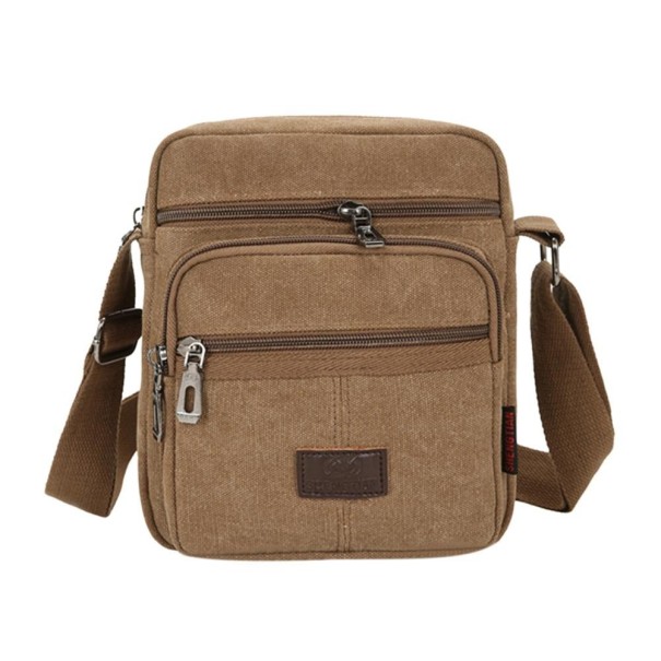 Heren schoudertas T388 koffiekleur