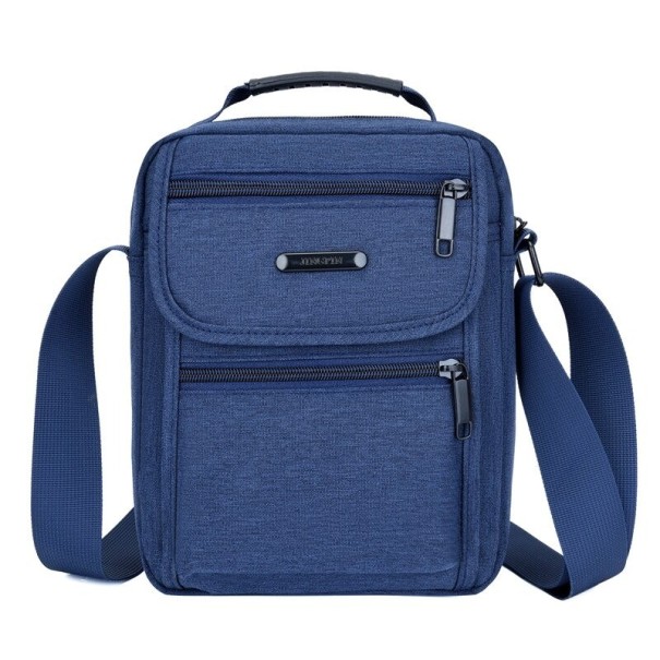 Heren schoudertas T412 donkerblauw