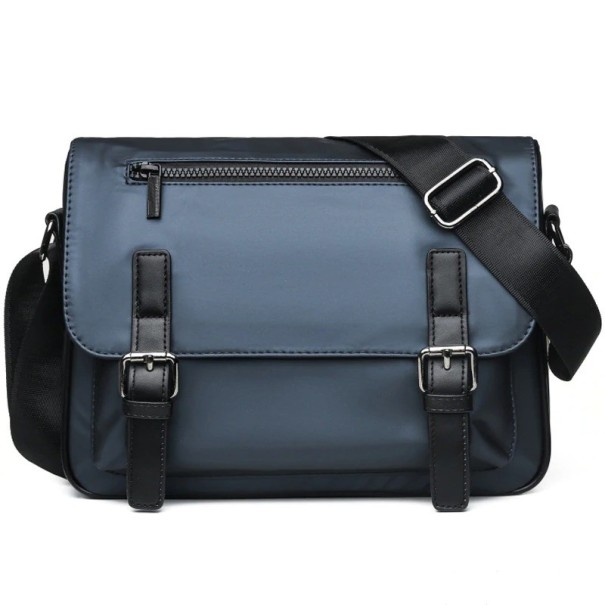 Heren schoudertas T416 donkerblauw