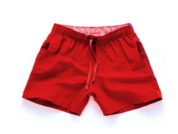 Heren strandshorts J3549 rood XS