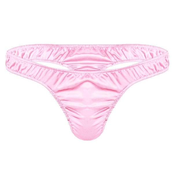 Heren stringbadpak F979 roze L