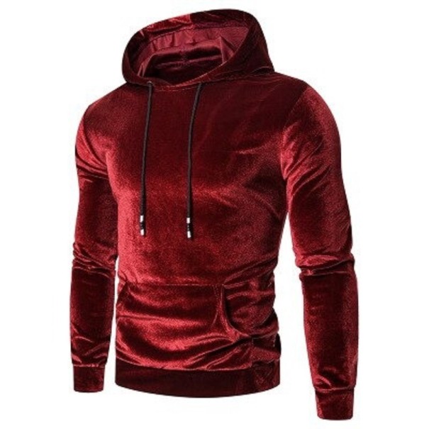 Heren sweatshirt A2519 bordeaux S