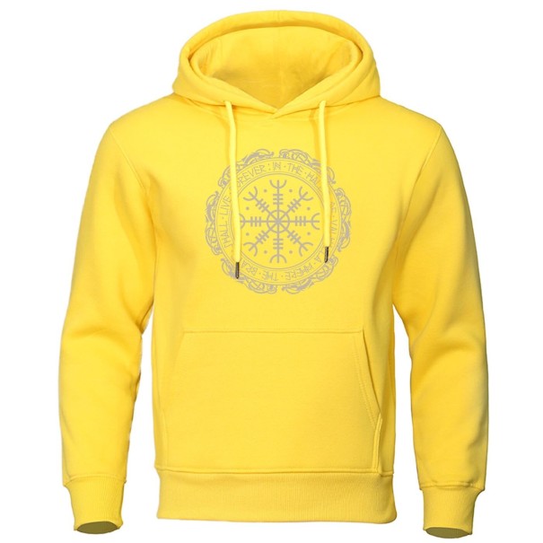 Heren sweatshirt A2523 geel S