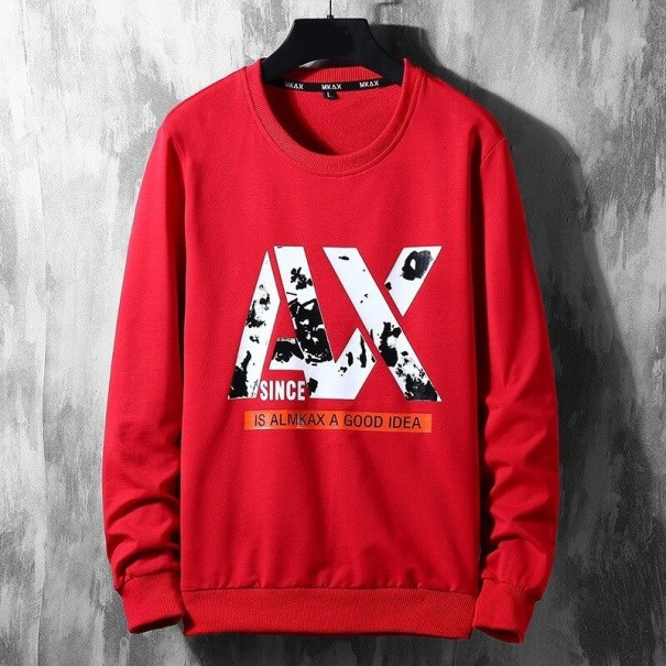 Heren sweatshirt F118 rood 4XL 1