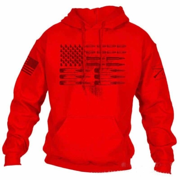Heren sweatshirt F42 rood S