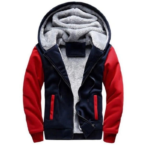 Heren sweatshirt met bont XL 1