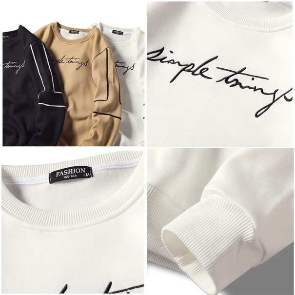 Heren sweatshirt met opschrift