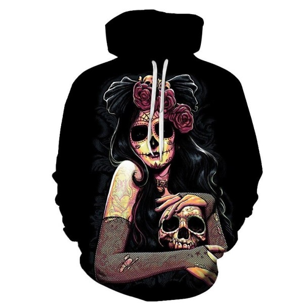 Heren sweatshirt met print A2522 XXS 4