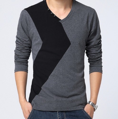 Heren T-shirt Fresh J1528 grijs M