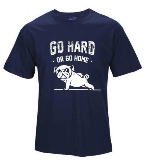 Heren T-shirt GO HARD J2199 blauw M