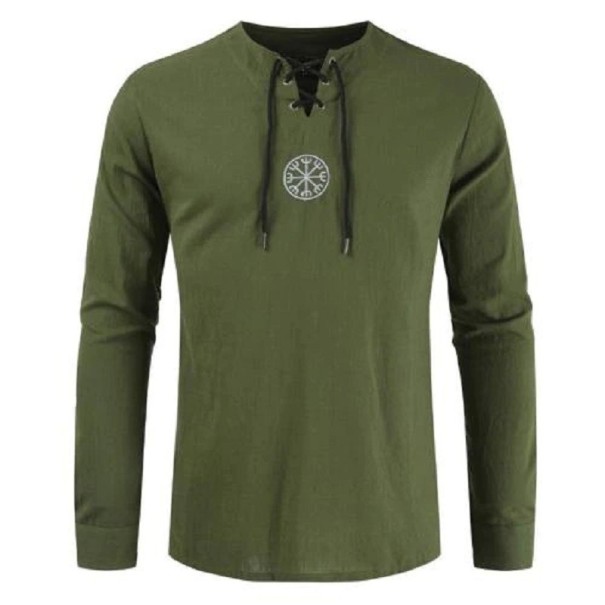 Heren T-shirt met lange mouwen T2308