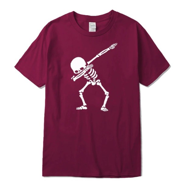 Heren T-shirt met skelet T2063 L 8