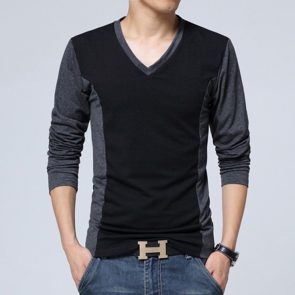Heren T-shirt Nathan J1529 zwart XS
