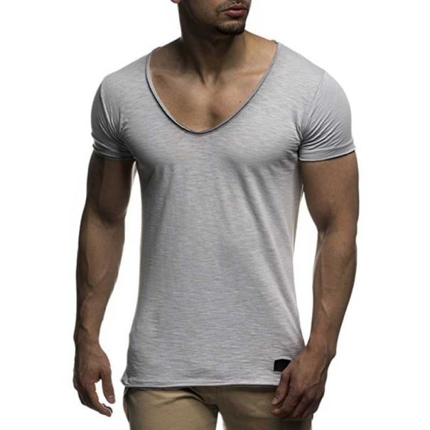 Heren T-shirt T2089 grijs S