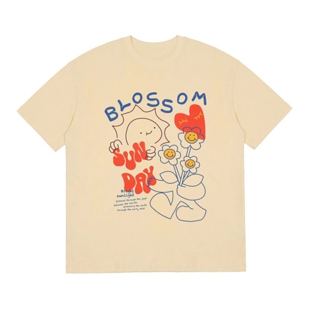 Heren T-shirt T2096 beige XS