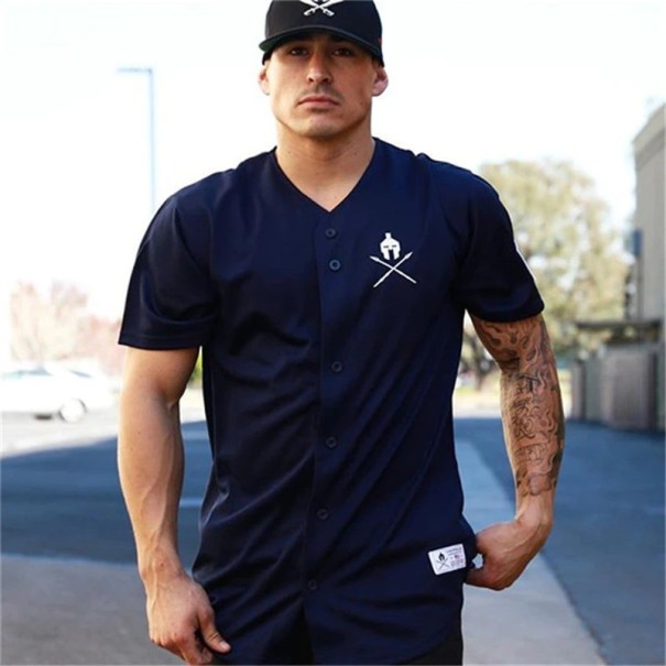 Heren T-shirt T2115 donkerblauw M