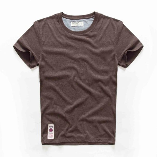 Heren T-shirt T2128 koffiekleur XL