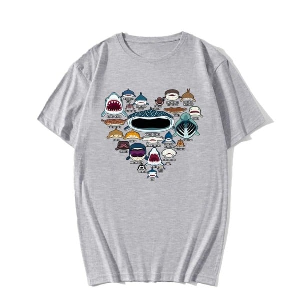 Heren T-shirt T2169 grijs XL