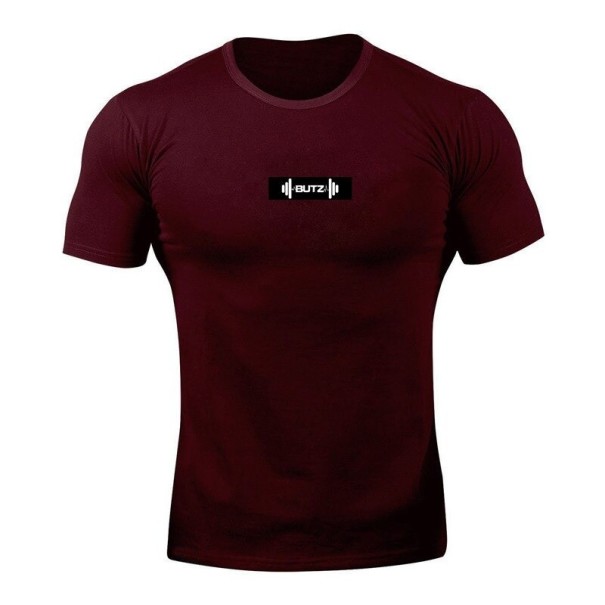 Heren T-shirt T2174 donkerrood XS