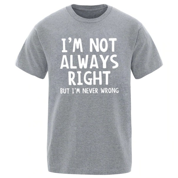 Heren T-shirt T2178 grijs M 2