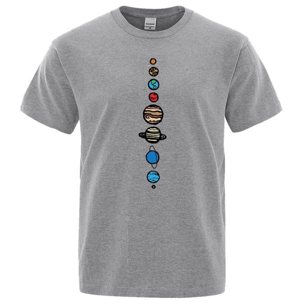 Heren T-shirt T2268 grijs L